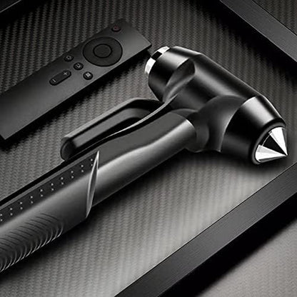 Window Breaker, Car Safety Hammer Life Saving Survival Kit with Heavy Carbon Steel Points and Hardened Sharp Car Window Breaker, Seatbelt Cutter Hammer，Auto Accident Life-Saving Rescue