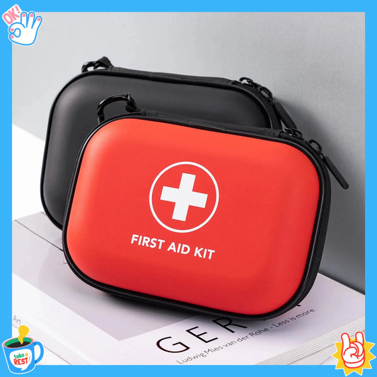 Outdoor Family Convenient First Aid Kit PU Waterproof Medical Kit Car First Aid Kit Epidemic Prevention Life Saving Kit