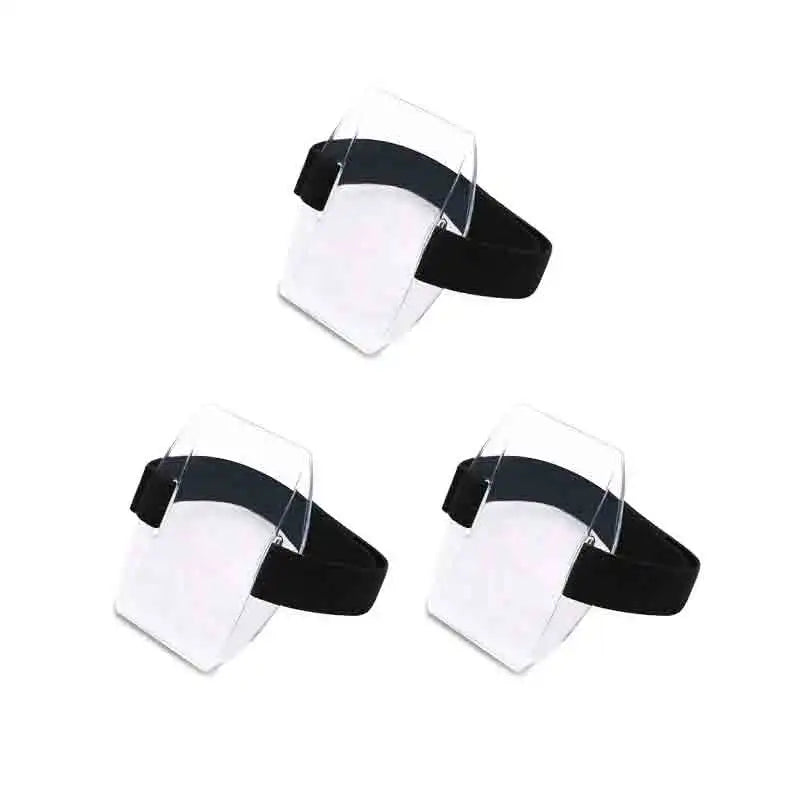 1pc/3pcs Arm Badge Holder Armband ID Card Badge Holder With Black Adjustable Strap For Work Pass, Universal Size