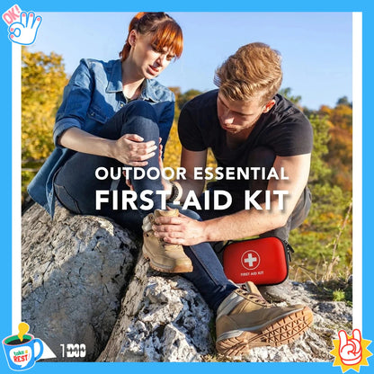 Outdoor Family Convenient First Aid Kit PU Waterproof Medical Kit Car First Aid Kit Epidemic Prevention Life Saving Kit