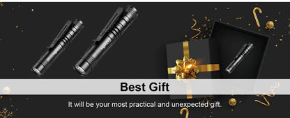 Portable Mini LED Pen Flashlight Pocket Waterproof Handheld Torch Light for Outdoor Camping Hiking Car Repair Emergency Home Use