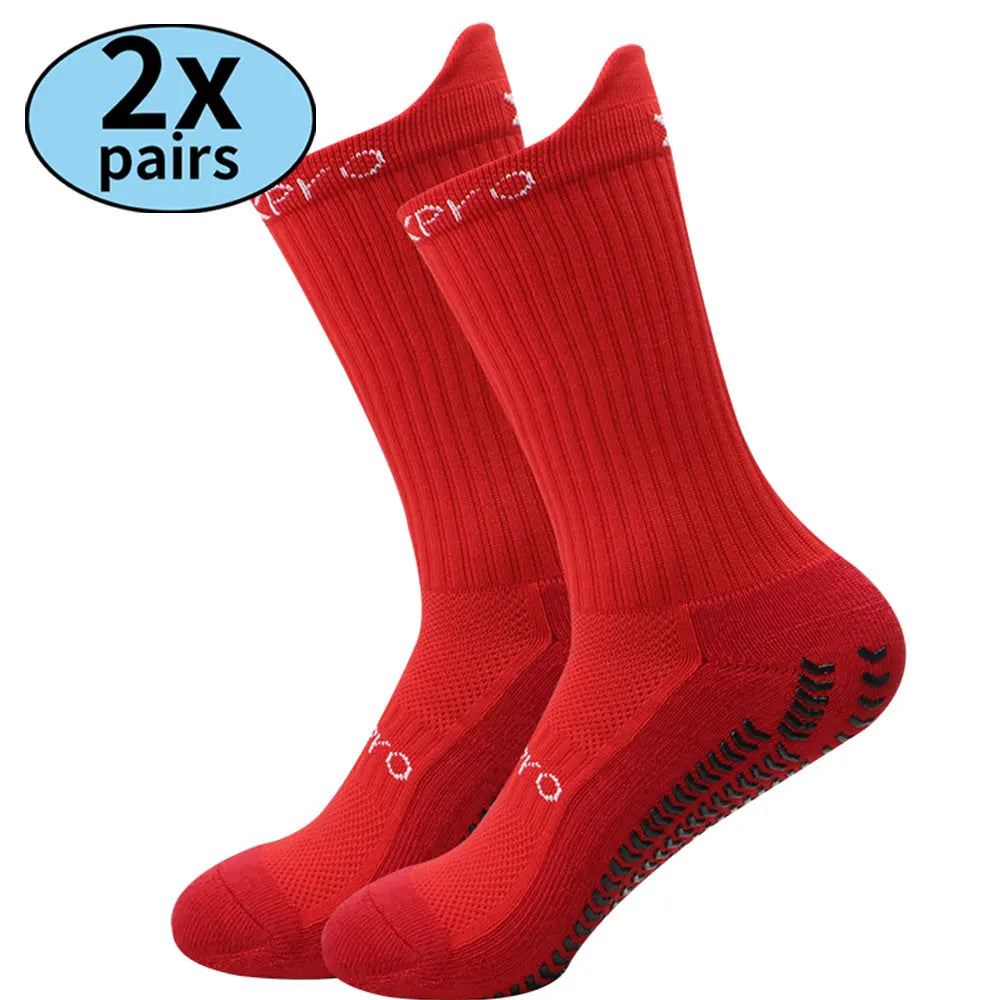 2 pairs of outdoor sports towel bottom non-slip breathable dispensing Basketball football game sports socks