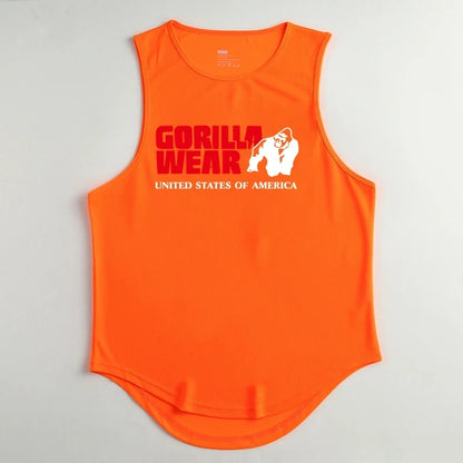 Gym Top Men Men's Clothing Fitness Clothes Shirt Bodybuilding Vests Man Vest Singlet Singlets Muscular Stringer T-shirts Tops