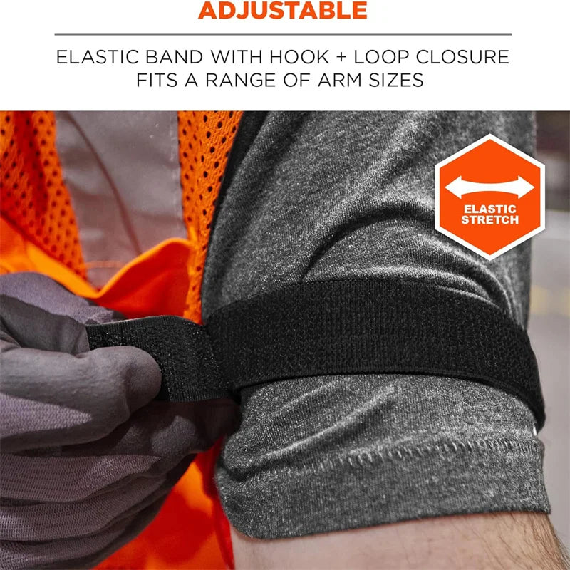 1pc/3pcs Arm Badge Holder Armband ID Card Badge Holder With Black Adjustable Strap For Work Pass, Universal Size