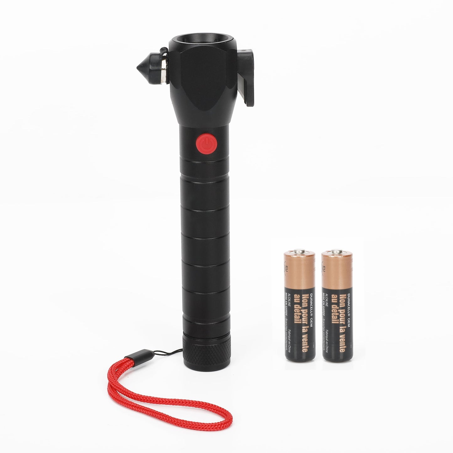 (2 Pack)  3-In-1 LED Flashlight, Seatbelt Cutter, and Window Breaker Multi-Tool